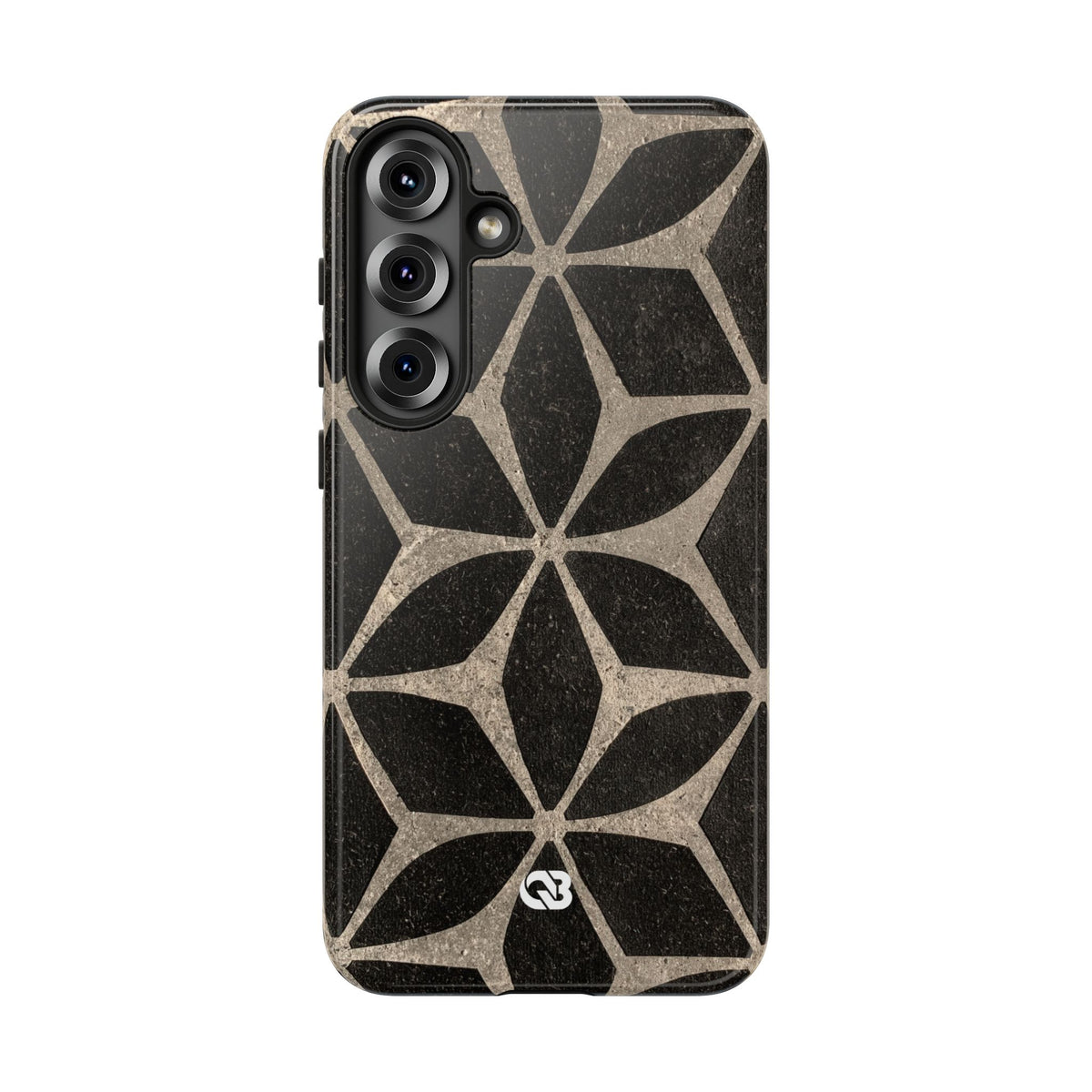 Concrete Mosaic Star · Tough Phone Case for Samsung · Black