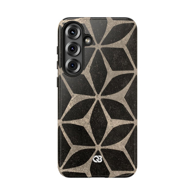Concrete Mosaic Star · Tough Phone Case for Samsung · Black