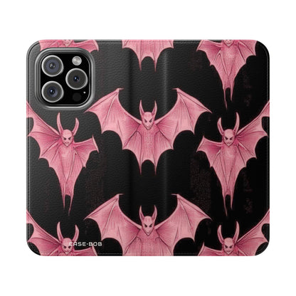 Pink Batwave - iPhone 16 Pro Case - Wallet