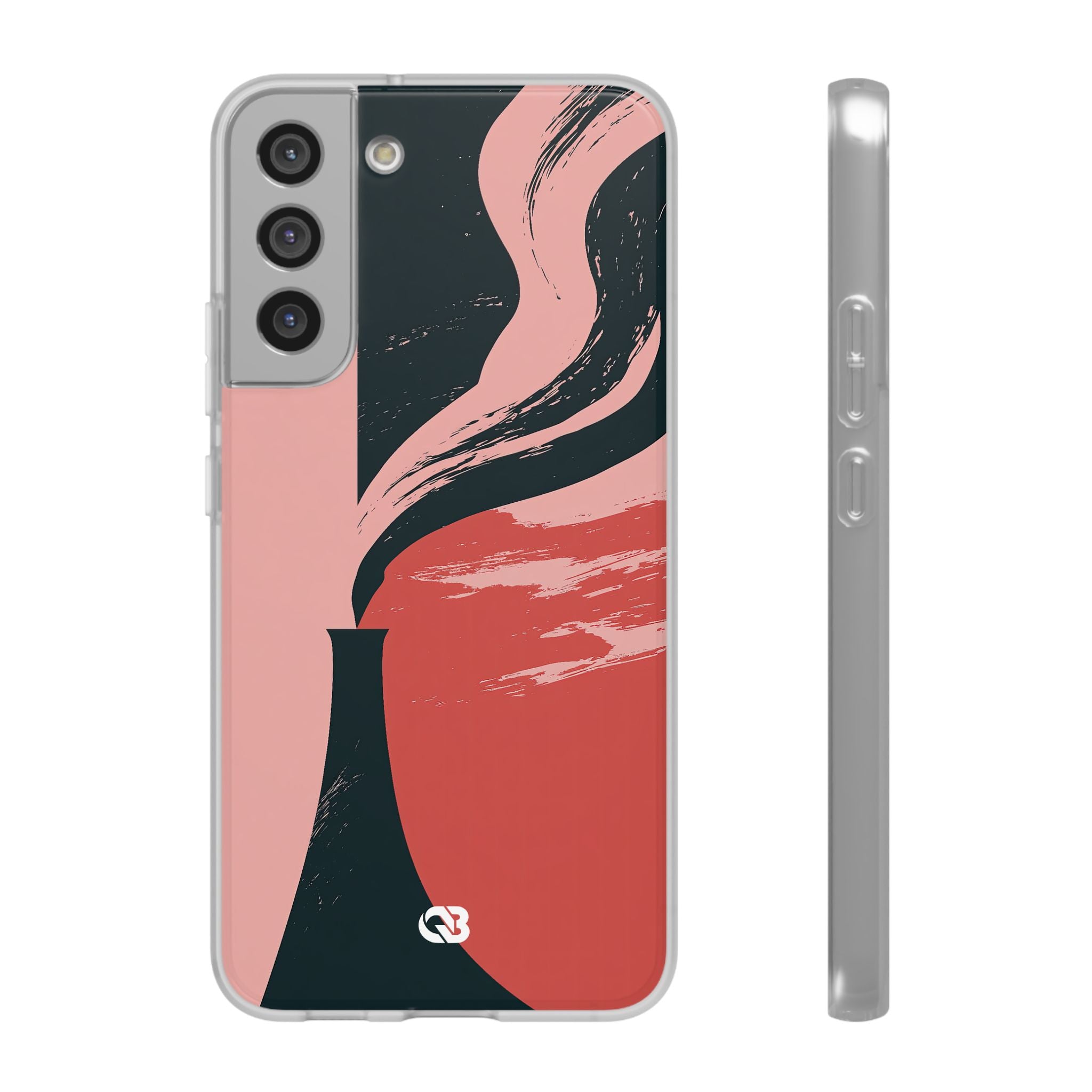 Pink Lite Phone Case for Samsung - Cinder Rose Plume