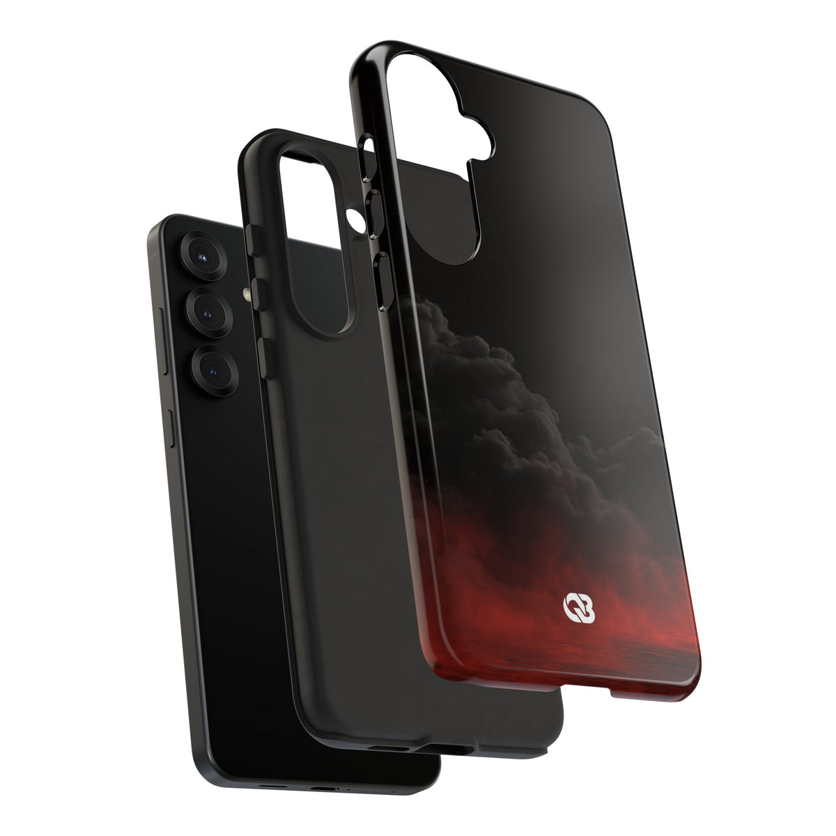 Crimson Fog Void · Tough Phone Case for Samsung · Black