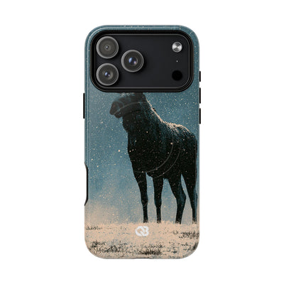 Nordic Boreal Moose · Tough 2.0 Magnetic Phone Case for iPhone · Blue