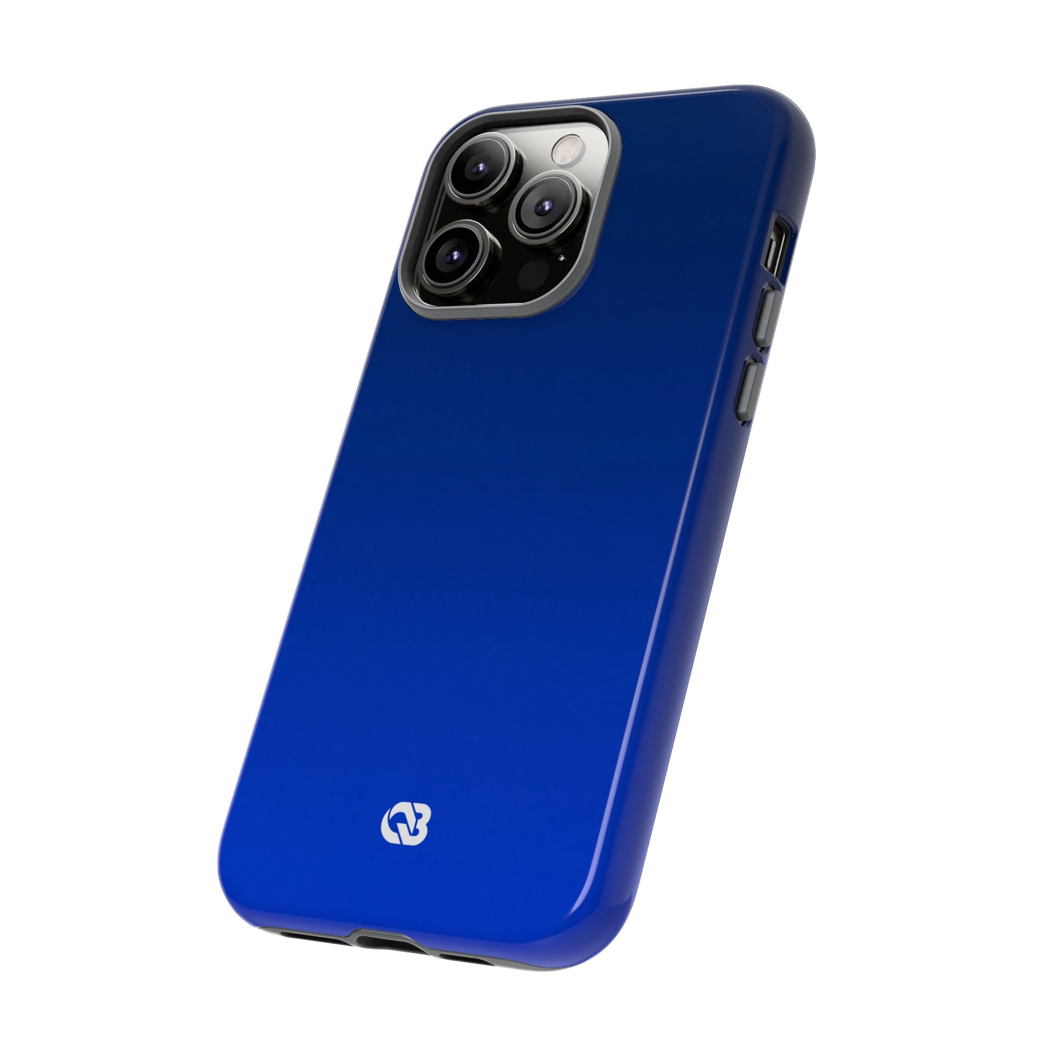 Blue Tough Phone Case for iPhone - Cobalt Depth Shift