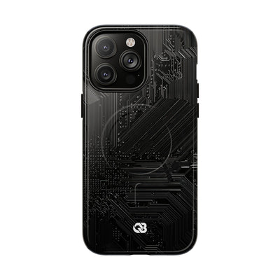 Obsidian Circuitry · Tough 2.0 Magnetic Phone Case for iPhone · Black