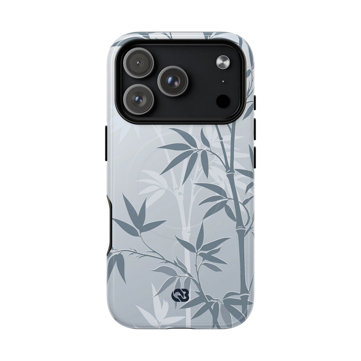 Misty Bamboo Grove · Tough 2.0 Magnetic Phone Case for iPhone · Blue