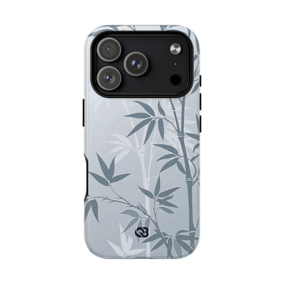 Misty Bamboo Grove · Tough 2.0 Magnetic Phone Case for iPhone · Blue