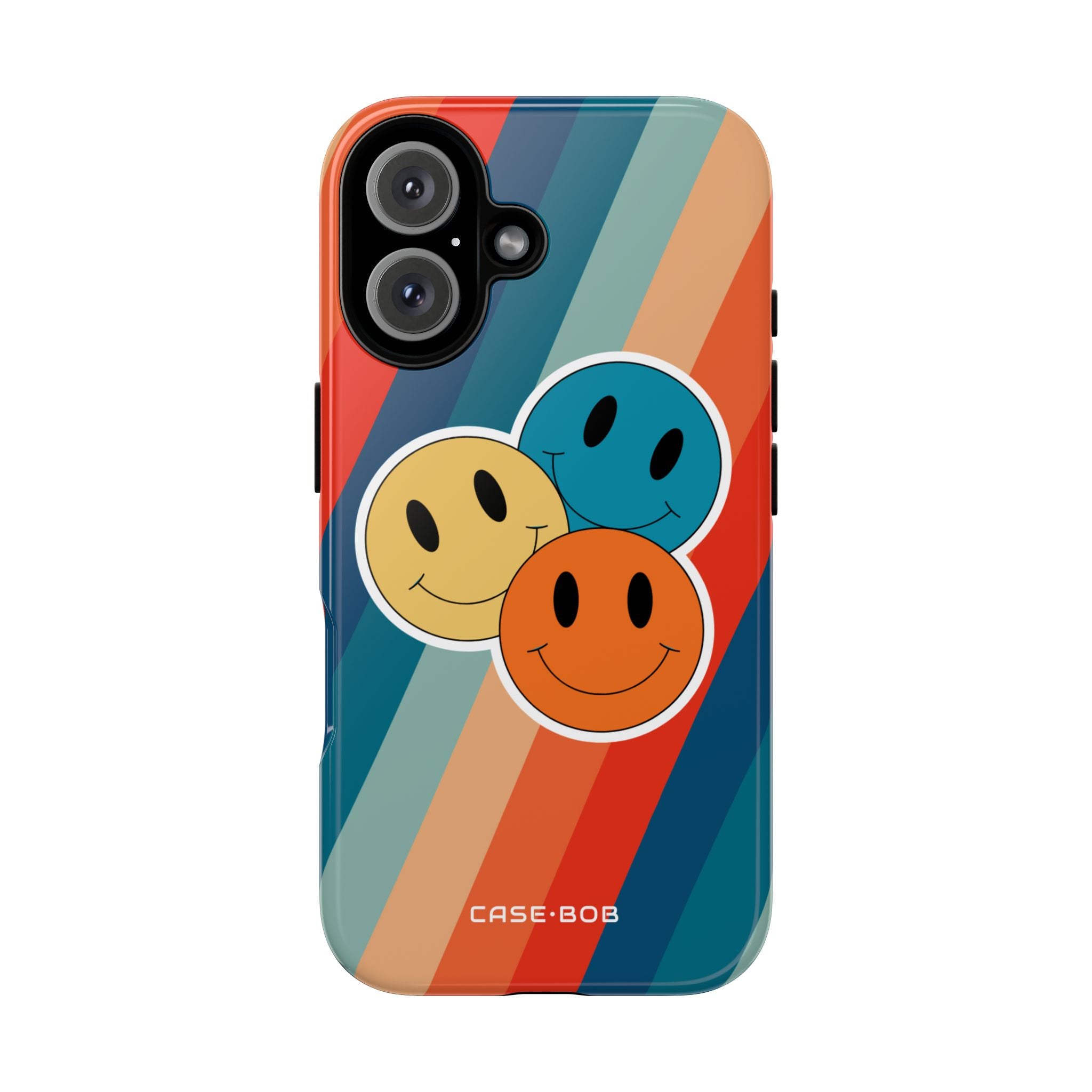 Triple Smile Breeze iPhone 16 Case - Tough