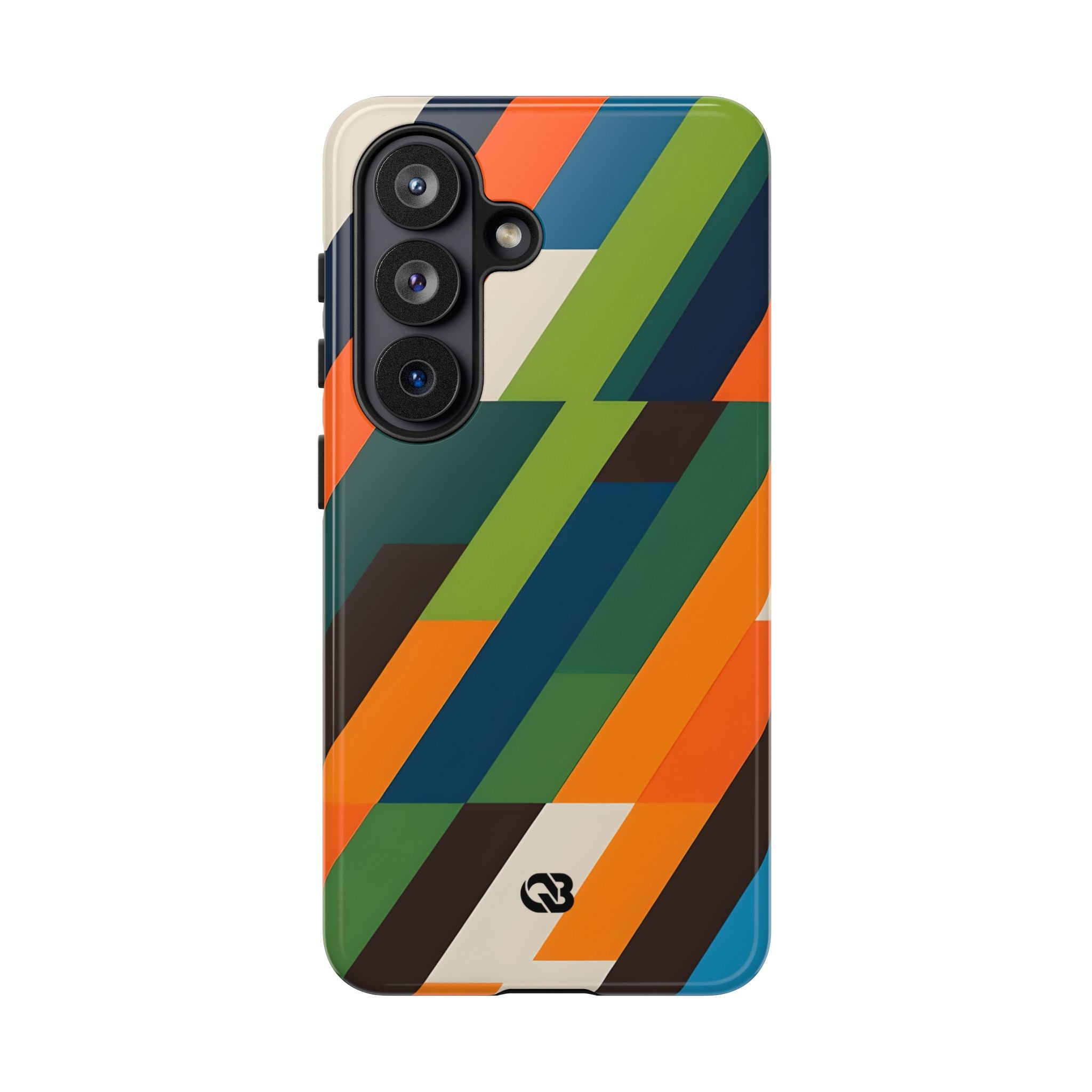 Angled Retro Mosaic · Tough Handyhülle für Samsung