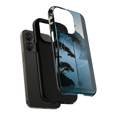 Blue Tough 2.0 Magsafe Phone Case for iPhone - Kyoto Mist Pine