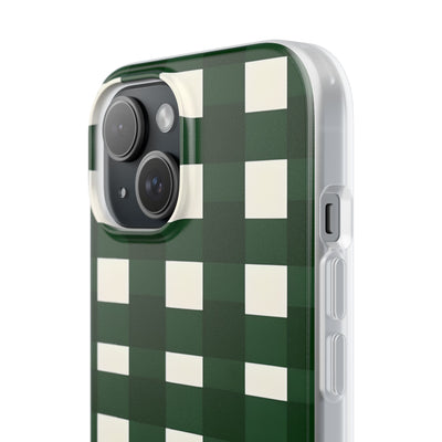Hunter Green Plaid · Soft Handyhülle für iPhone