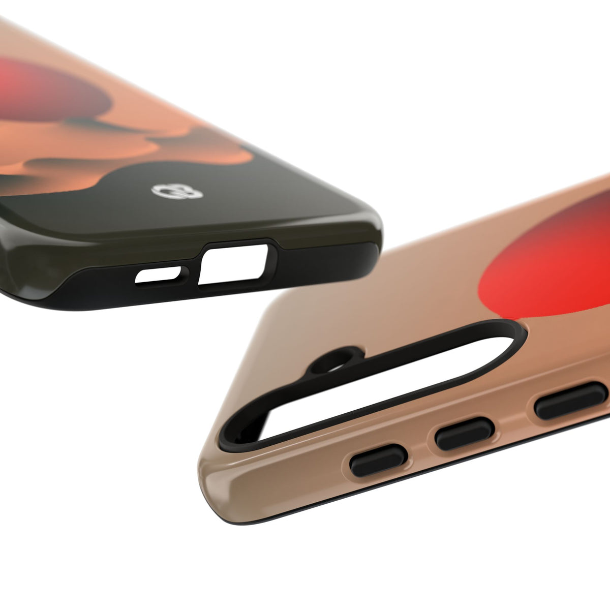 Crimson Sol Ridge · Tough Phone Case for Samsung · Red
