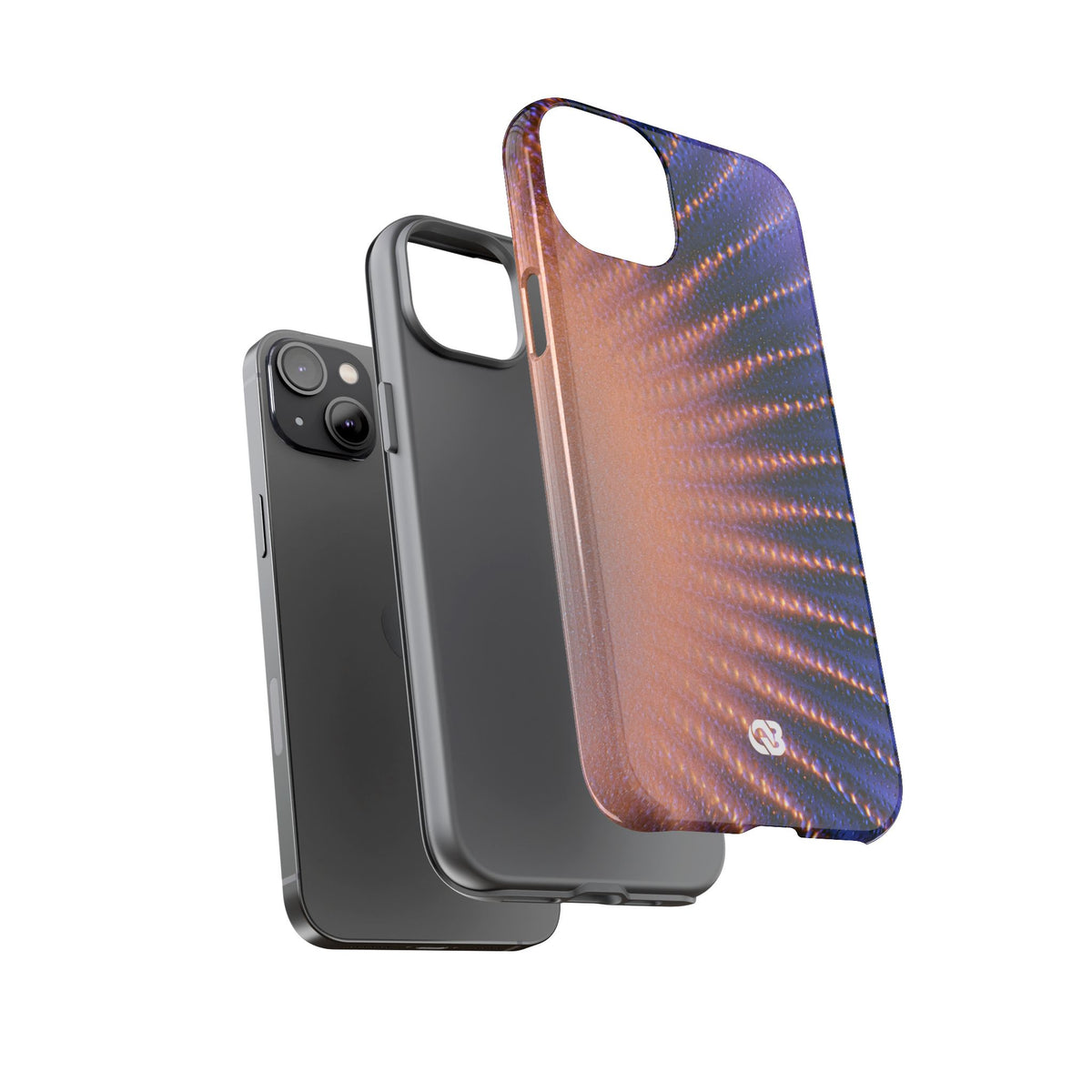 Luminous Aura Burst · Tough Phone Case for iPhone · Blue