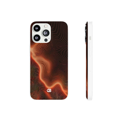 Caldera Ridge · Lite Phone Case for iPhone ·  Orange