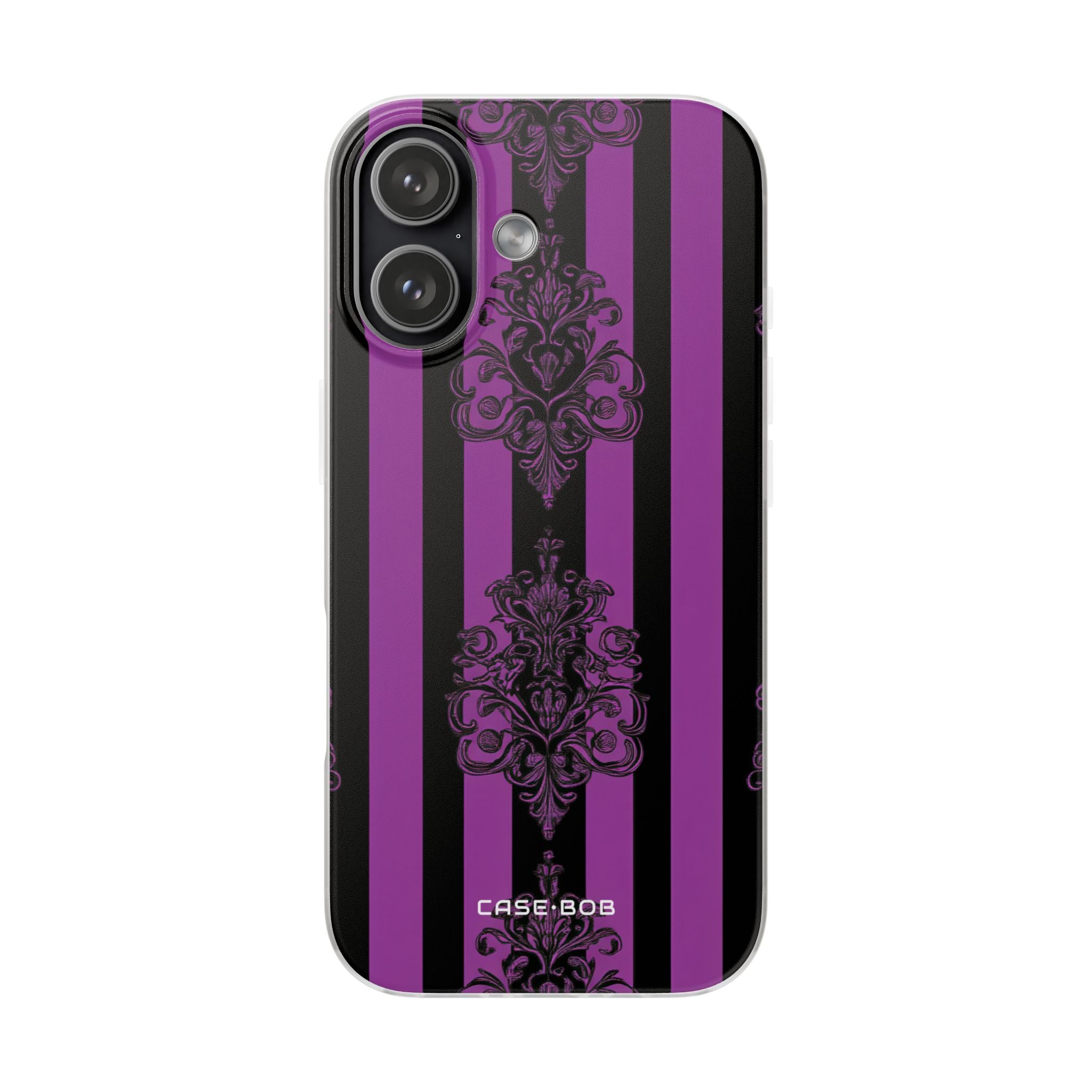 Damask Elegance Purple iPhone 17 Case - Soft - CASE•BOB