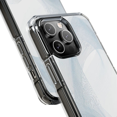 White Impact MagSafe Phone Case for iPhone - Arctic Line Current
