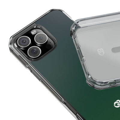 Green Impact MagSafe Phone Case for iPhone - Midnight Pine Horizon