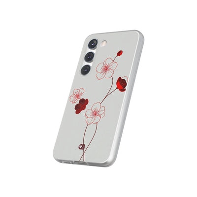 Red Lite Phone Case for Samsung - Kyoto Ember Bloom