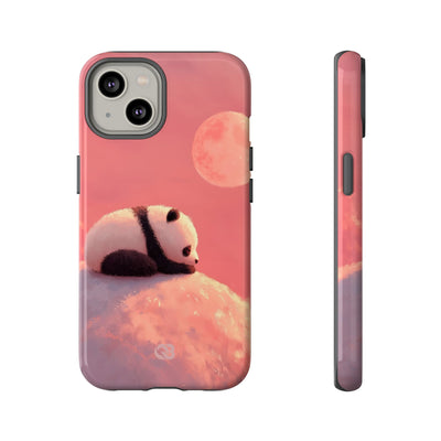 Rose Moon Panda · Tough Coque de téléphone pour iPhone