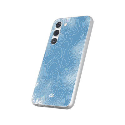 Glacial Basin Topo · Lite Phone Case for Samsung · Blue