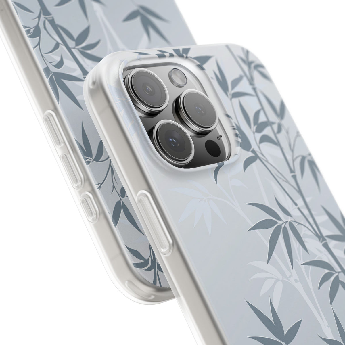 Misty Bamboo Grove · Lite Phone Case for iPhone ·  Blue