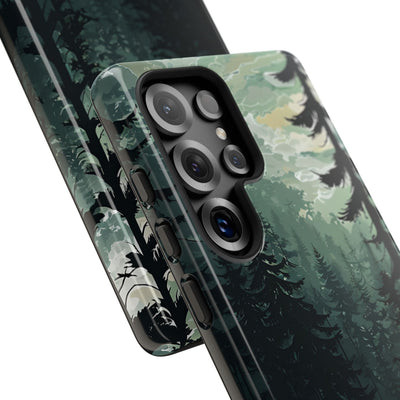 Misty Pine Shadow · Tough Handyhülle für Samsung