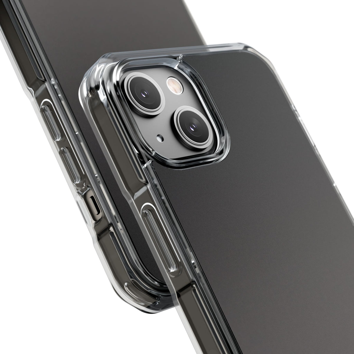 Obsidian Fade · Clear Impact Magnetic Phone Case for iPhone ·  Black