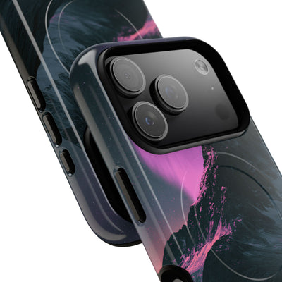 Arctic Aurora Summit · Tough 2.0 Magnetic Phone Case for iPhone · Black