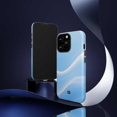 Glacial Contour Flow · Tough Phone Case for iPhone · Blue