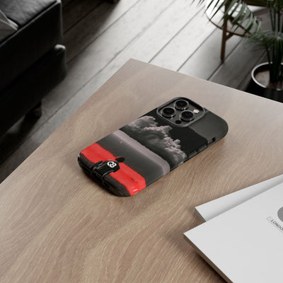 Crimson Horizon · Tough Phone Case for iPhone · Black