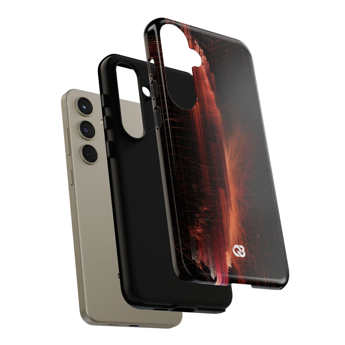 Luminous Monolith · Tough Phone Case for Samsung · Black