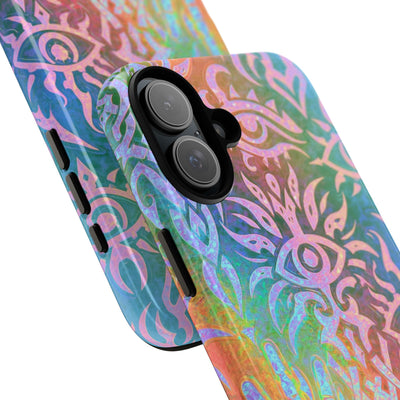 Chromatic Mystic Sigil · Tough Phone Case for iPhone · Blue