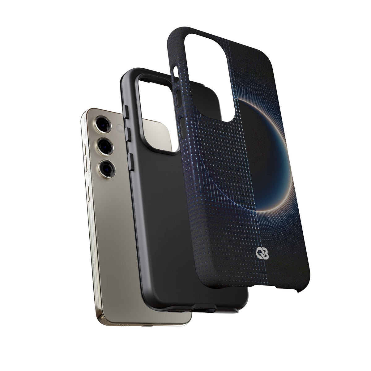 Luminous Meridian · Tough Phone Case for Samsung · Black
