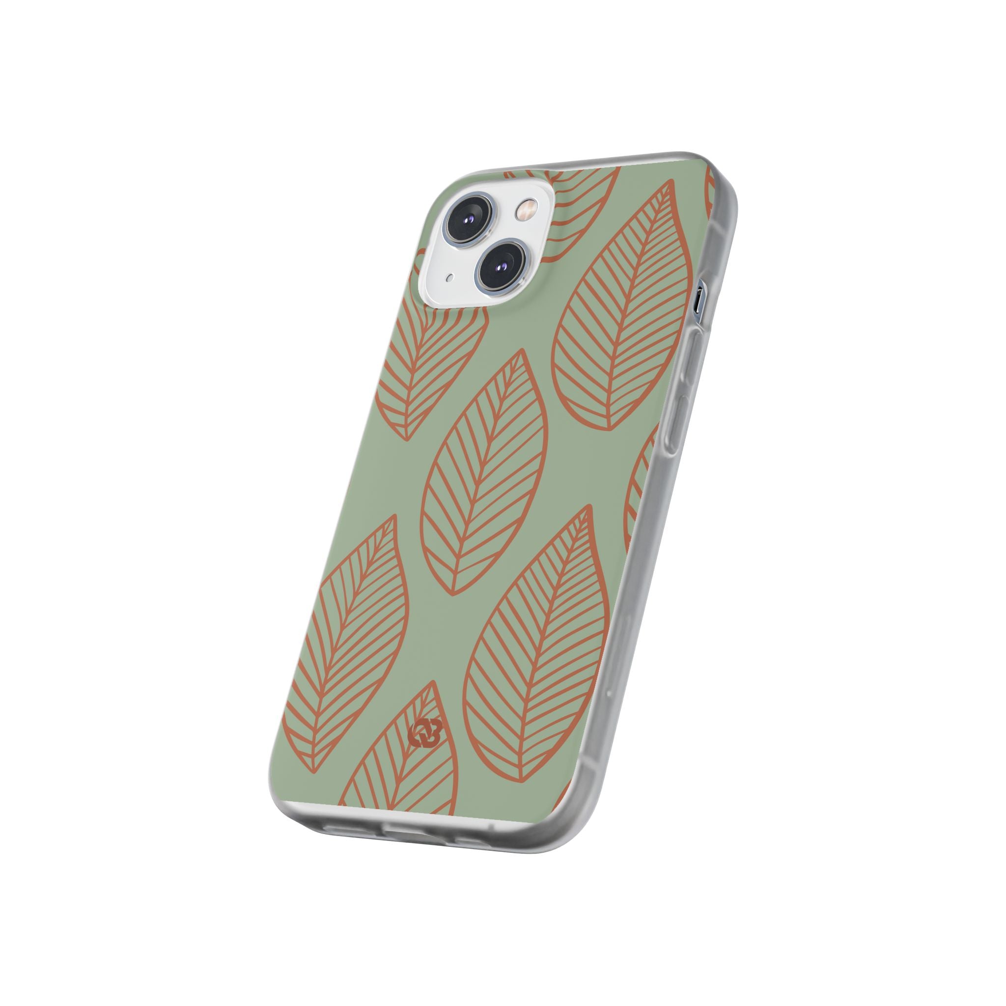 Sage Earth Leaves · Soft Phone Case for iPhone