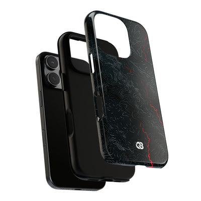 Crimson Rift · Tough Phone Case for iPhone · Black