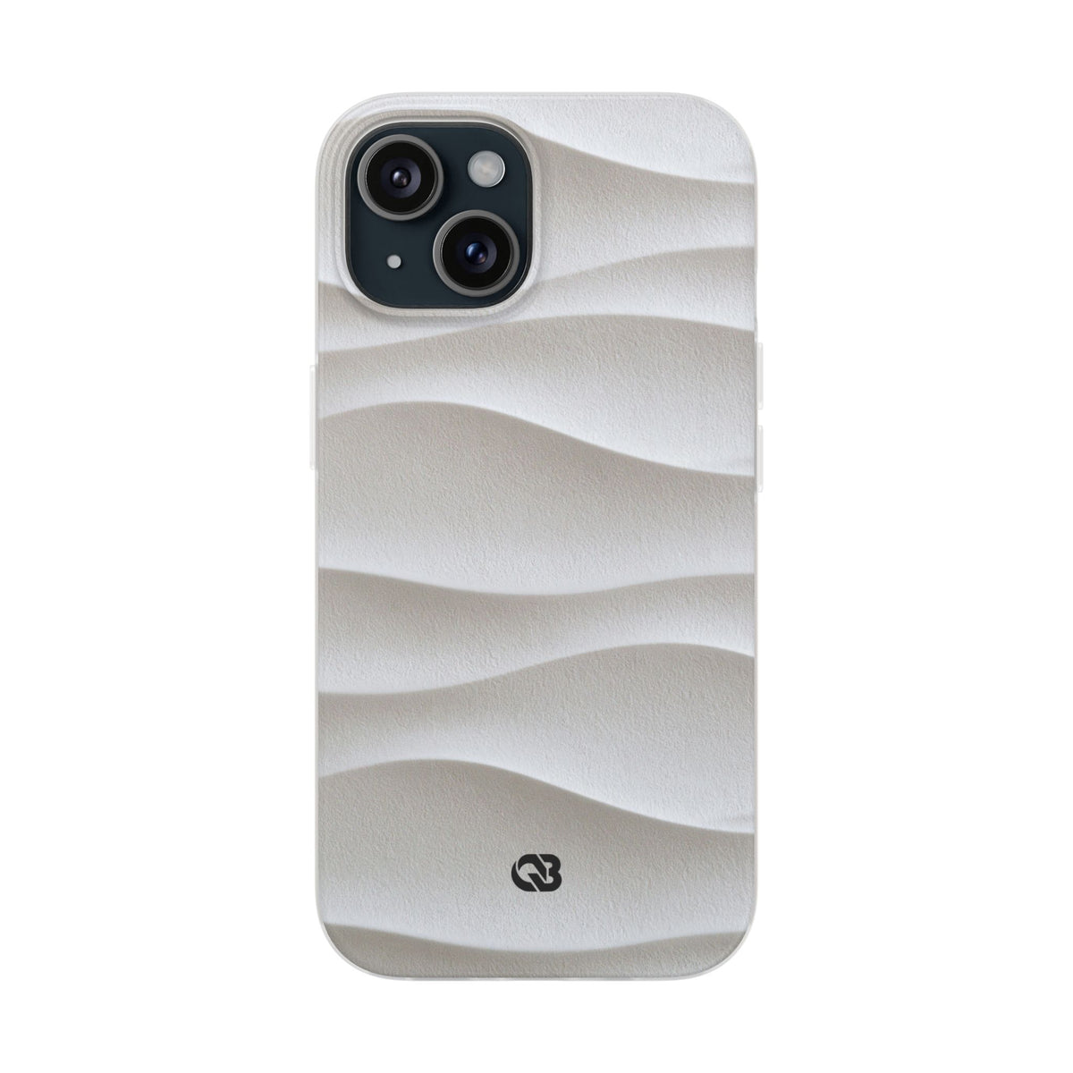 Sculpted Dune Relief · Lite Phone Case for iPhone ·  White