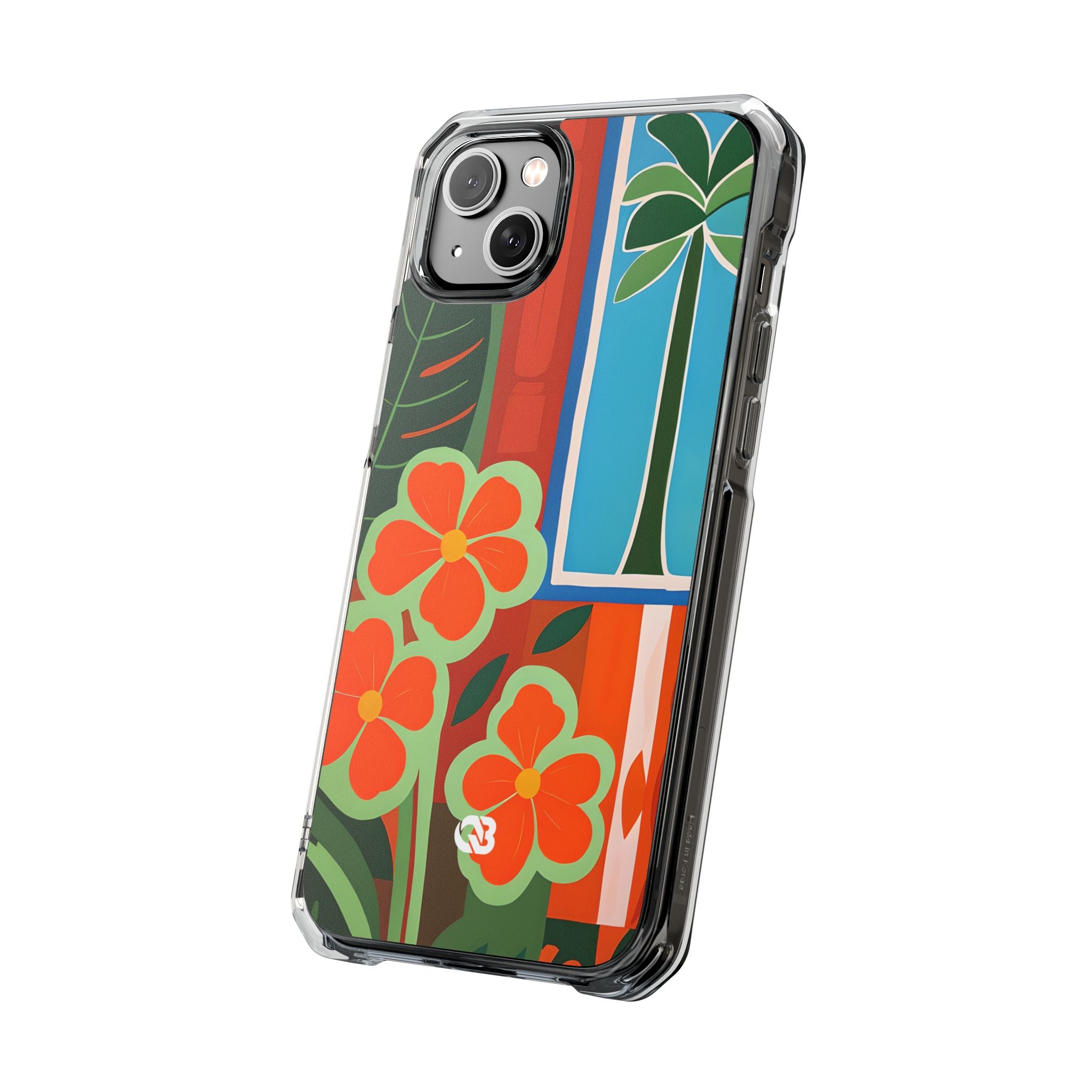 Vivid Jungle Collage · Impact etui na telefon dla iPhone · MagSafe