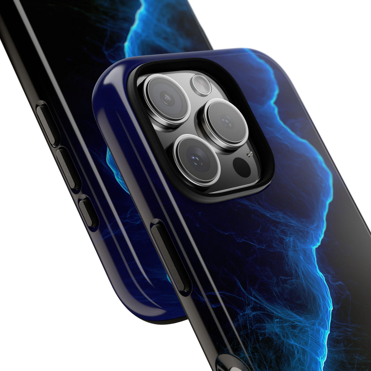 Electric Azure Drift · Tough Phone Case for iPhone · Blue