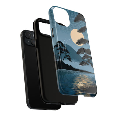 Blue Tough 2.0 Magsafe Phone Case for iPhone - Midnight Kyoto Pine
