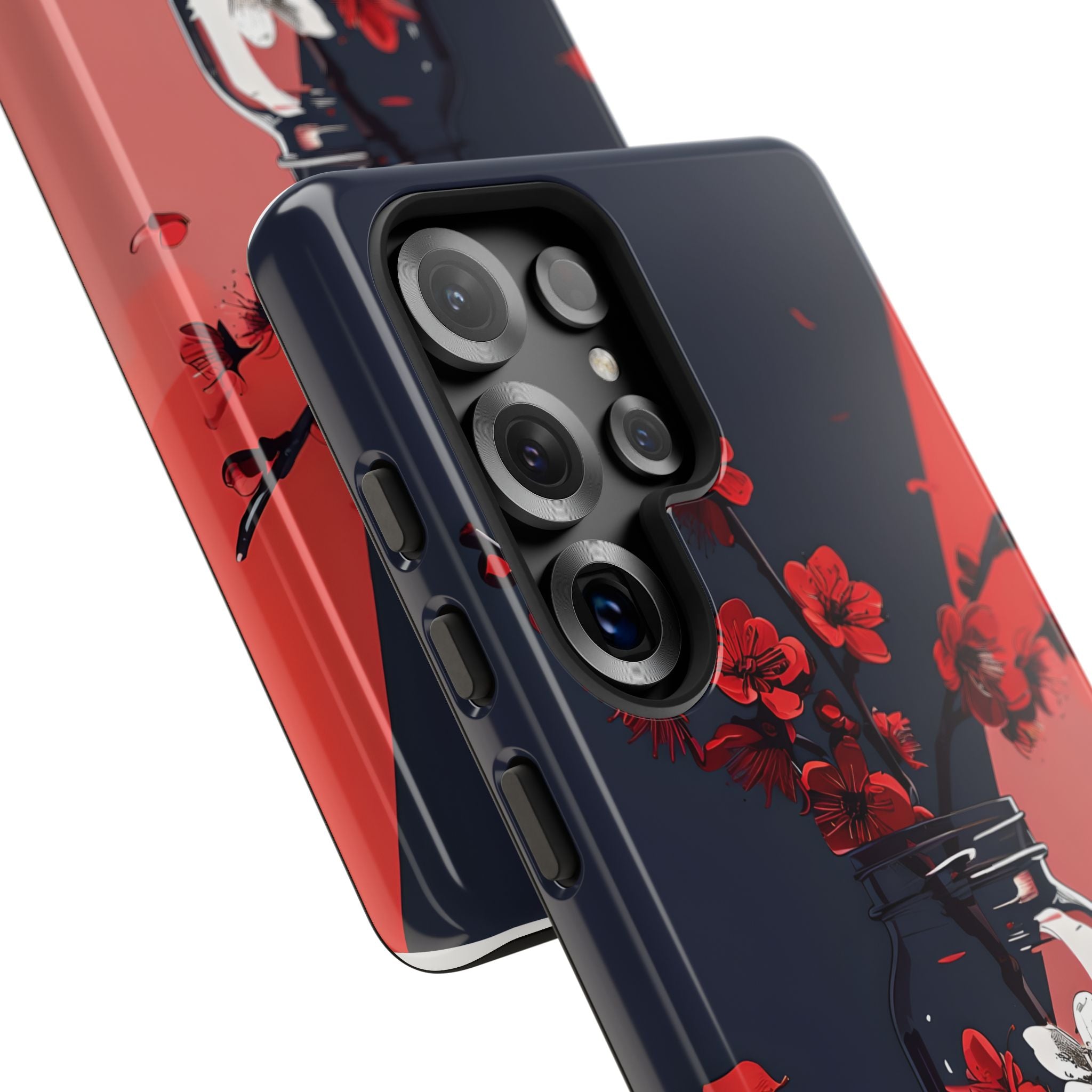 Crimson Blossom Jar · Tough Phone Case for Samsung