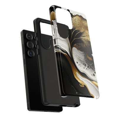 Molten Onyx Gold · Tough Coque de téléphone pour Samsung