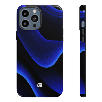 Cobalt Ridge Waves · Tough Phone Case for iPhone · Blue