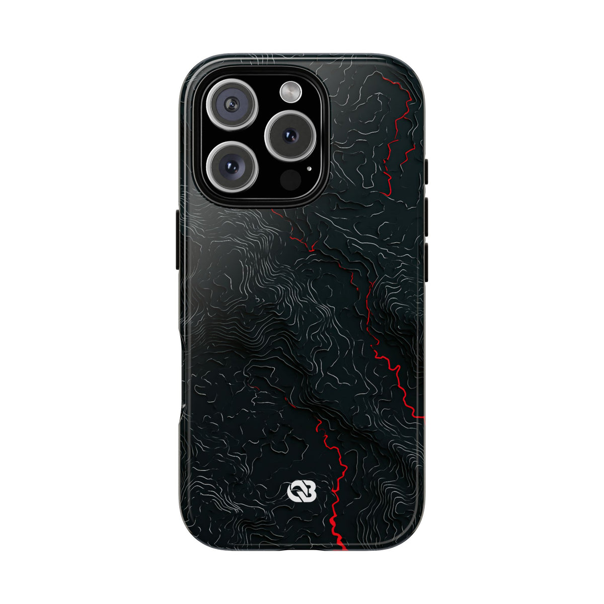 Crimson Rift · Tough Phone Case for iPhone · Black