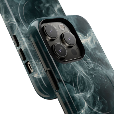 Luminescent Vapor Drift · Tough 2.0 Magnetic Phone Case for iPhone · Teal