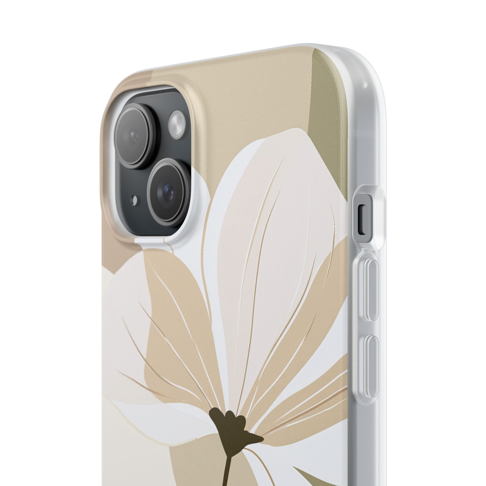 Beige Lite Phone Case for iPhone - Sage Linen Magnolia