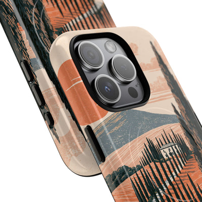 Orange Tough 2.0 Magsafe Phone Case for iPhone - Terracotta Ridge Trail