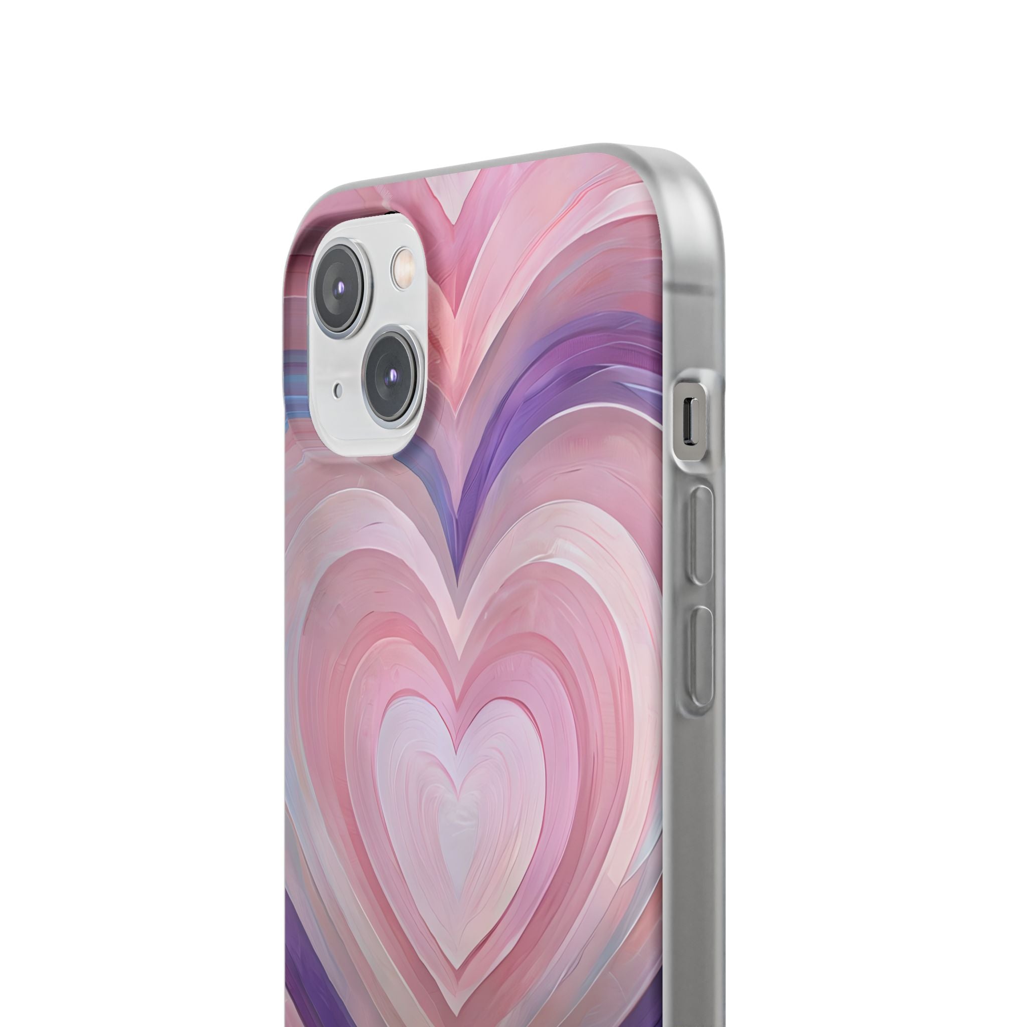 Strahlendes Heartbrush iPhone 14 Plus Case - Soft