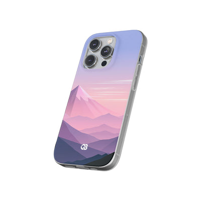 Purple Lite Phone Case for iPhone - Lavender Alpine Dawn