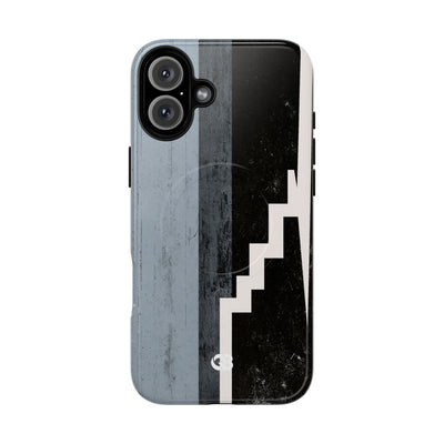 Grey Tough 2.0 Magsafe Phone Case for iPhone - Industrial Concrete Void