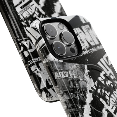 Underground Punk Collage · Tough 2.0 Magnetic Phone Case for iPhone · Black