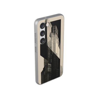 Beige Lite Phone Case for Samsung - Monolith Urban Grid